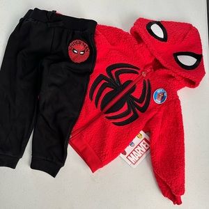 Marvel Spider-Man sweater and pant set for 2T